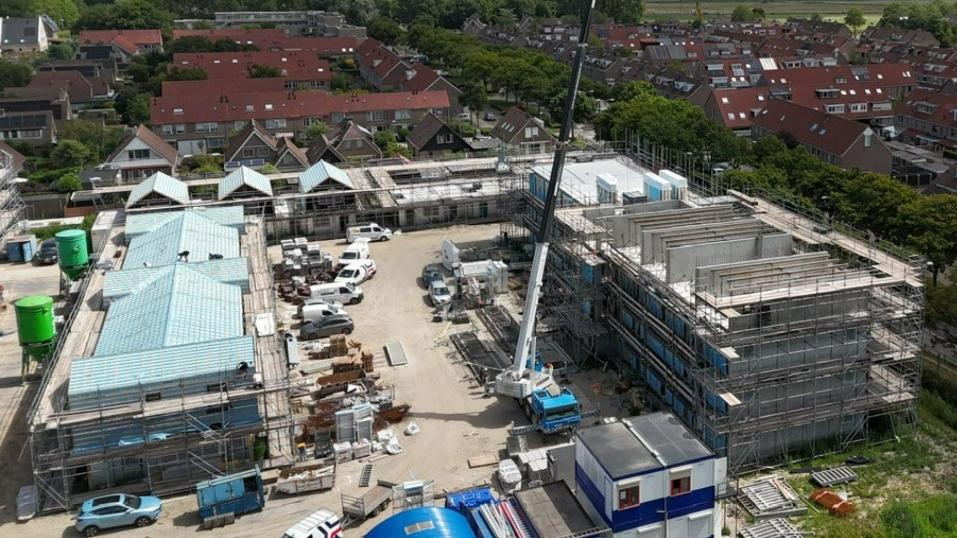 Voortgang in volle vaart: hoogste punt na de bouwvak